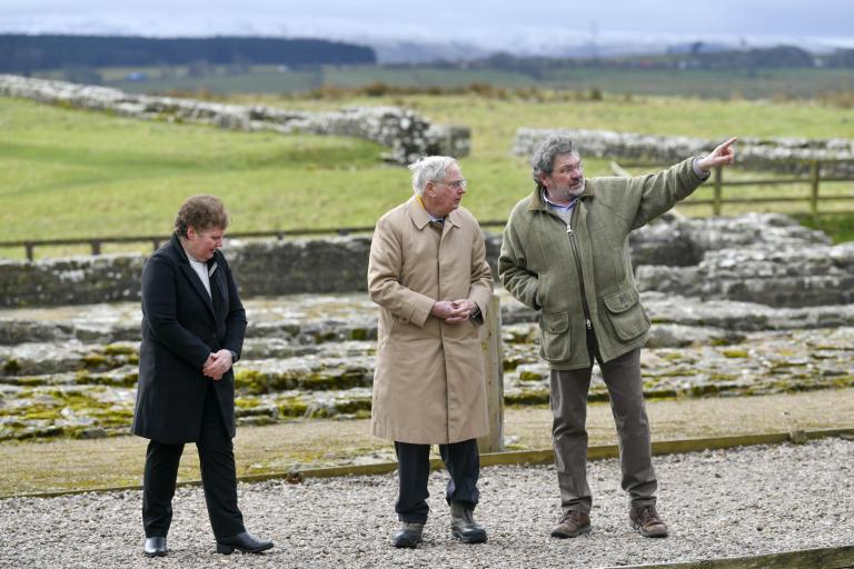 royal visit Birdoswald