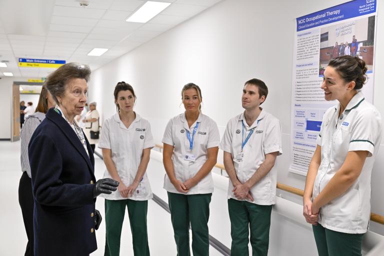 Princess Royal visits West Cumberland Hospital, 2024