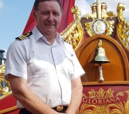 Photograph of Commander (SCC) Philip Burns MBE RNR
