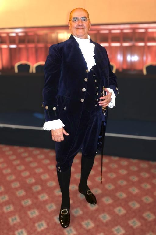 High Sheriff Dr Geoff Joliffe in ceremonial uniform