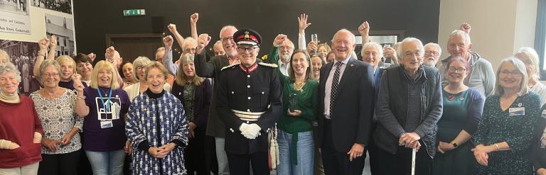 Cumbria’s Lord Lieutenant Alexander Scott leads the celebrations at the Kirkgate Centre (Kirkgate KAVS).jpg