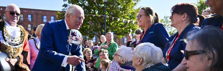 King Charles meets wellwishers in Barrow